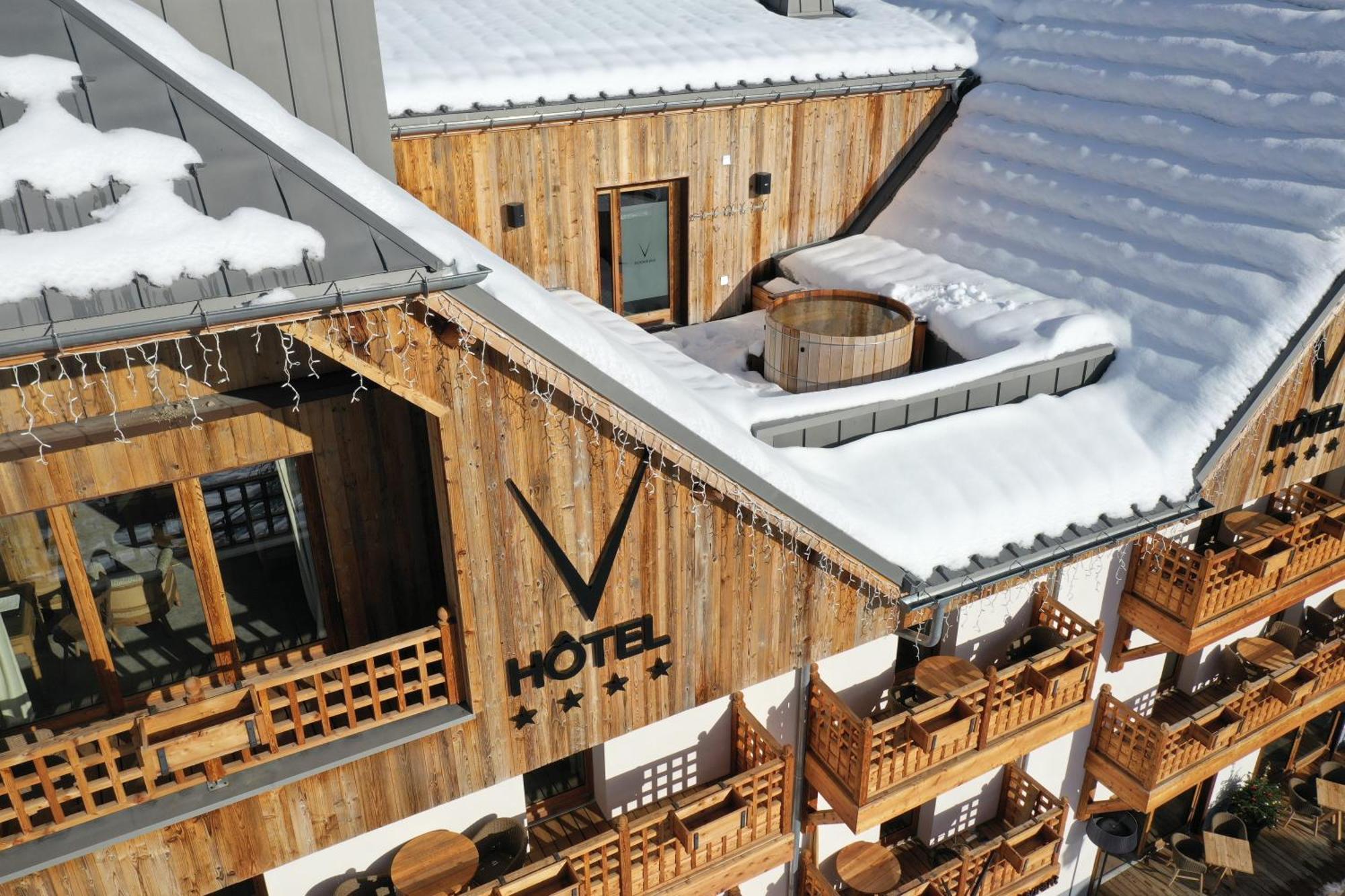 Hotel Le V De Vaujany Zewnętrze zdjęcie
